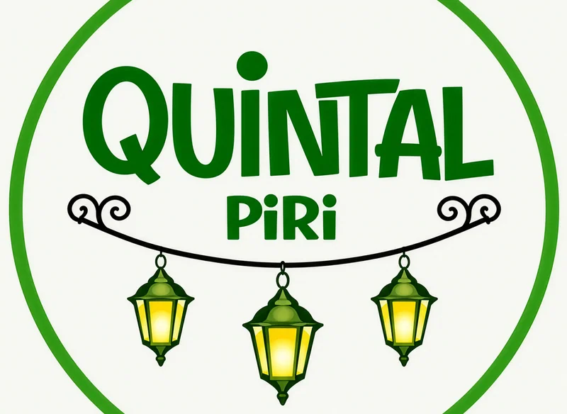Logo do Quintal Piri com lanternas