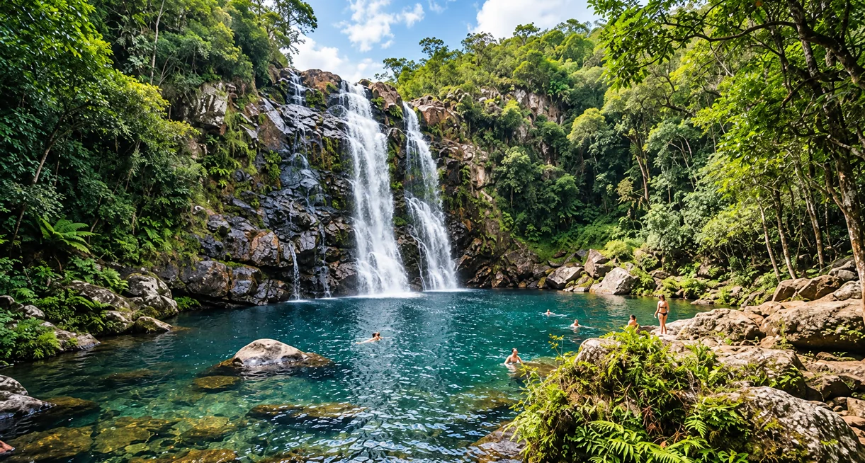 Queda da Cachoeira do Rosário